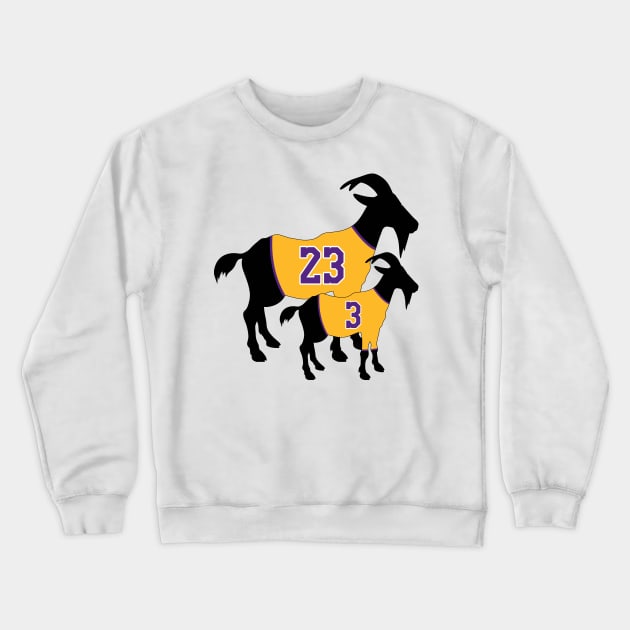 Lakers GOATS Crewneck Sweatshirt by slawisa